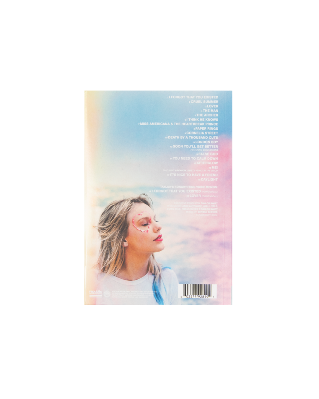 Lover CD Deluxe Version 2 back