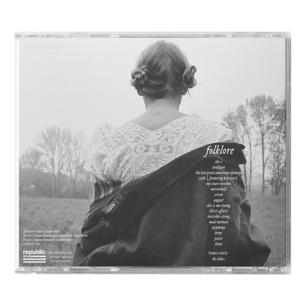 the “in the trees" edition deluxe cd back